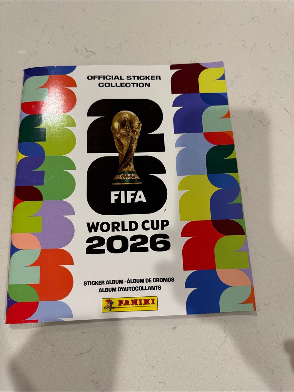 NEW Panini FIFA World Cup 2026 Sticker Album - White with Multicolor Accents